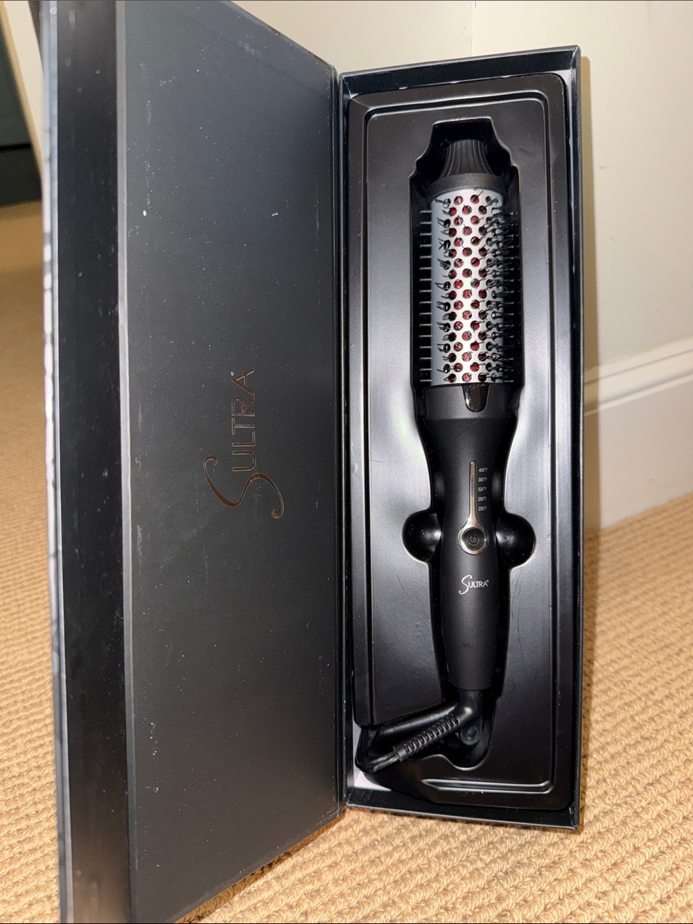 Sultra Infrared 1.5" Thermal Round Brush - Black
